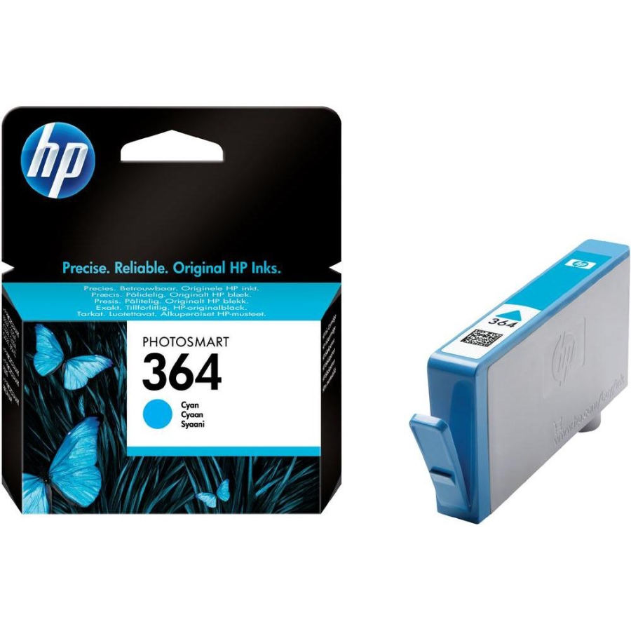 HP Inktjet Cartridge 364 Cyaan
