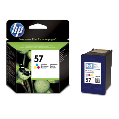 HP Inktjet Cartridge 57 kleur