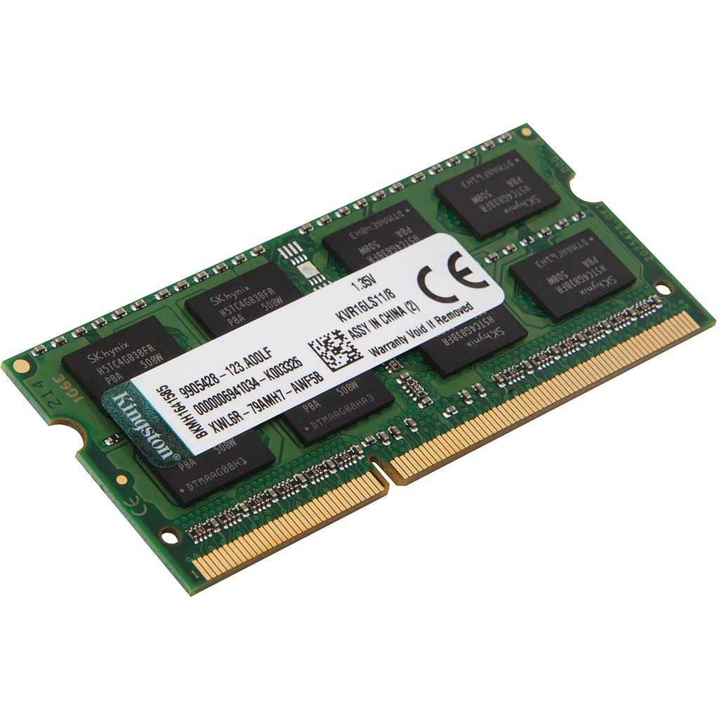 Kingston 8GB 1600 MHz DDR3 - SoDIMM KVR16LS11/8