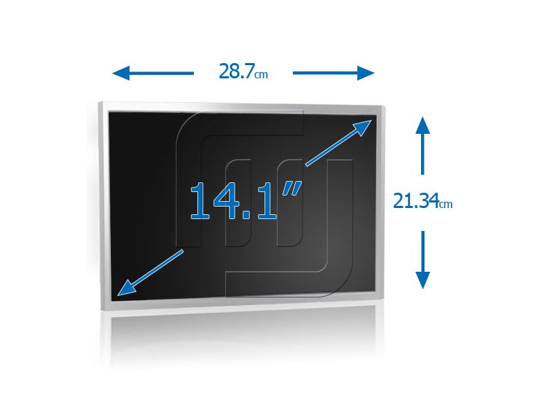 Laptop LCD Scherm 14,1 inch 1024x768 XGA Matte Standard P0003946