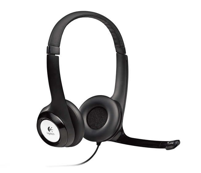 Logitech ClearChat H390 Wired Stereo Headset USB