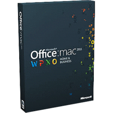 Microsoft Office voor MAC Thuisgebruik & Zelfstandigen 2011 1-PC 