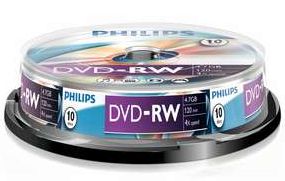 Philps DVD-RW 10 pack