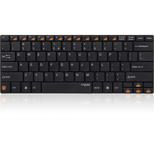 Rapoo E6100 Advanced bluetooth keyboard black