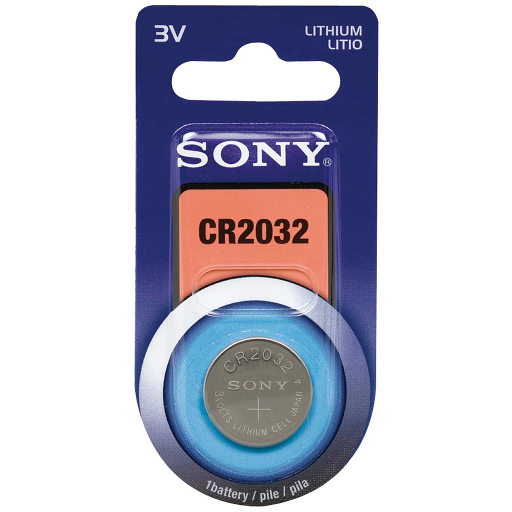 SONY CR2032B1A General Purpose Battery - 220 mAh - Proprietary Battery Size - Lithium Manganese Diox