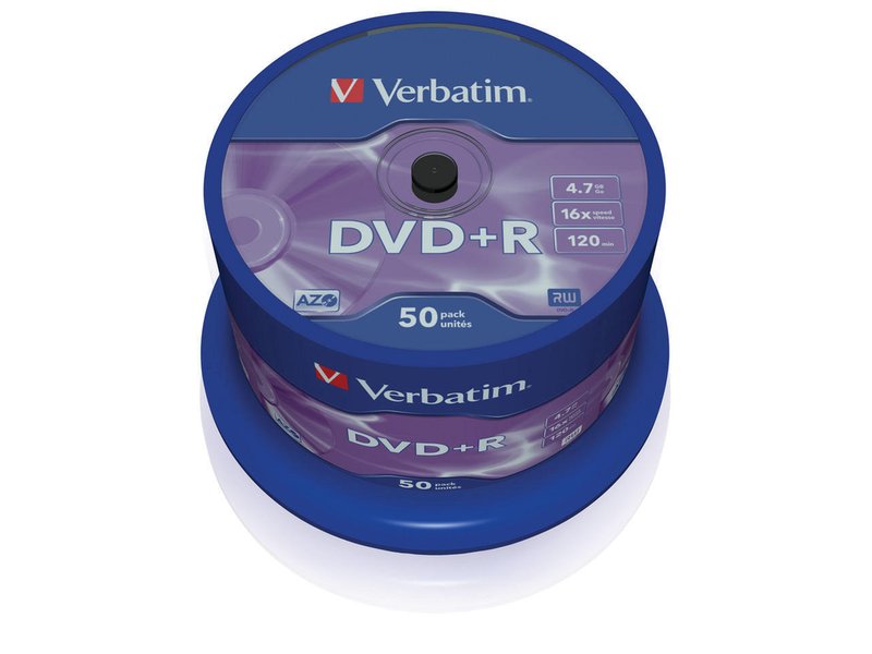 Verbatim DVD+R spindle 50st AZO 4.7GB 16x