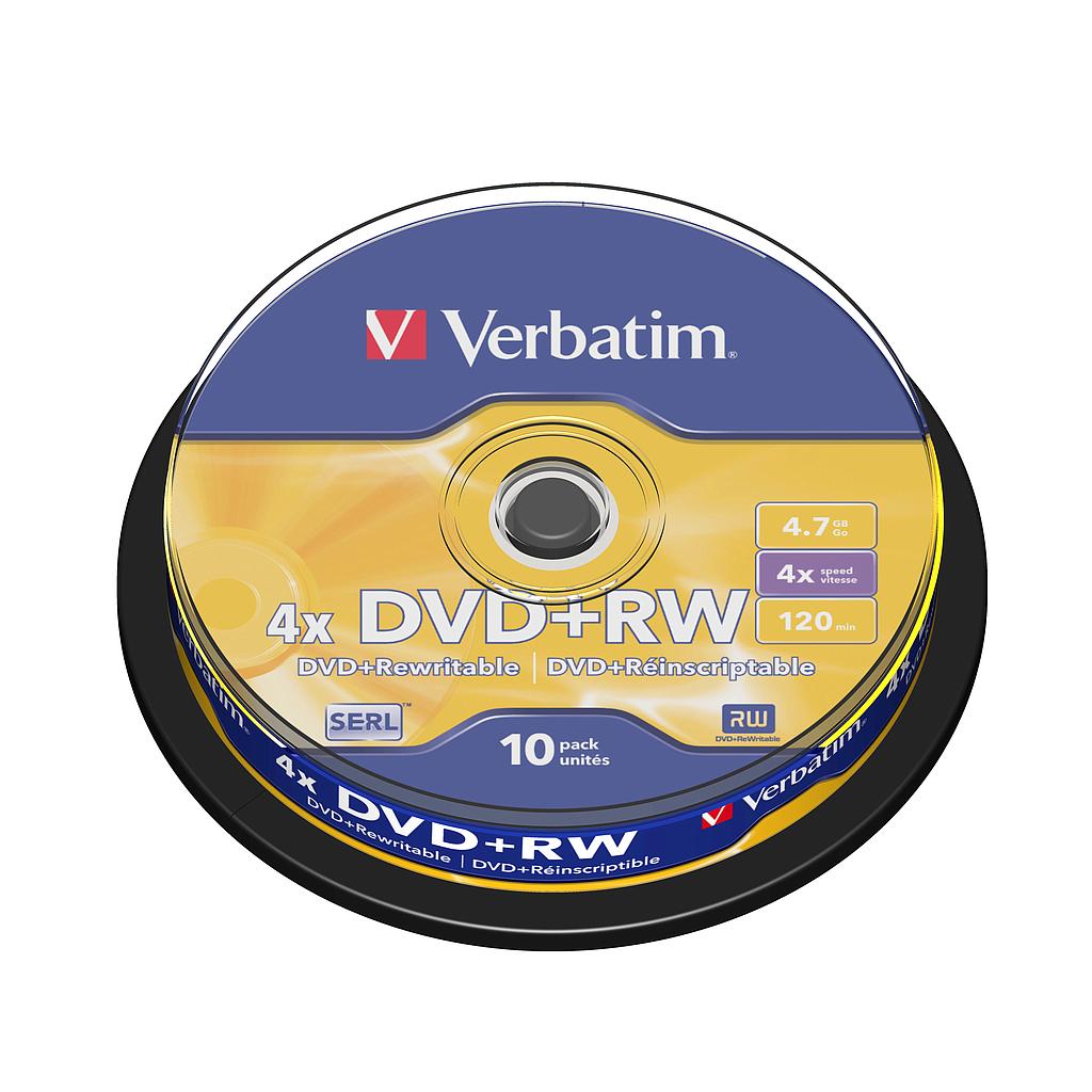 Verbatim DVD+RW 10 pack