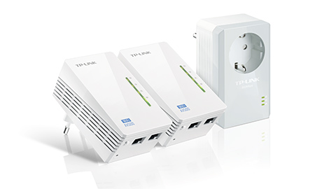 TP-Link AV500 3-port Powerline Wifi Extender 3-pack kit TL-WPA4226T KIT