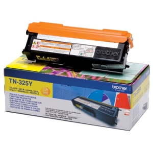 Brother TN-325Y Toner Cartridge - Yellow - Laser - 4000 Page