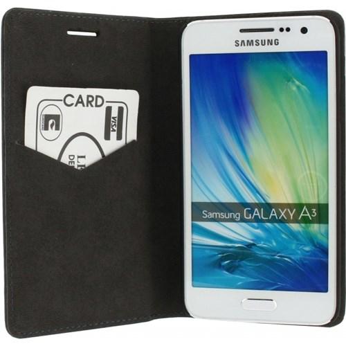 Mobilize Premium Magnet Book Case Samsung Galaxy A3 Black voor Samsung Galaxy A3 SM-A300F 