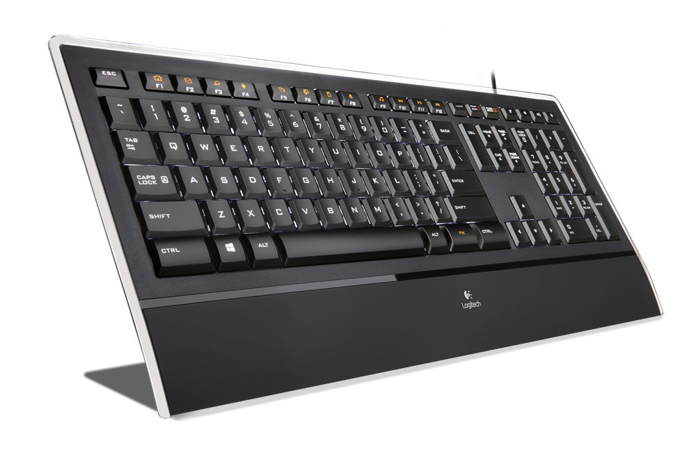 Logitech Illuminated K740 Keyboard US International qwerty