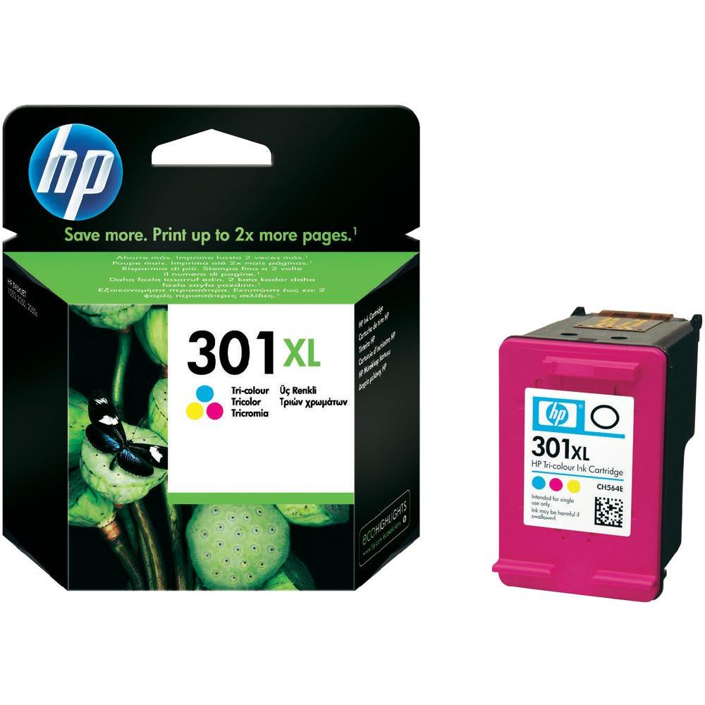 HP Inktjet Cartridge 301XL Kleur