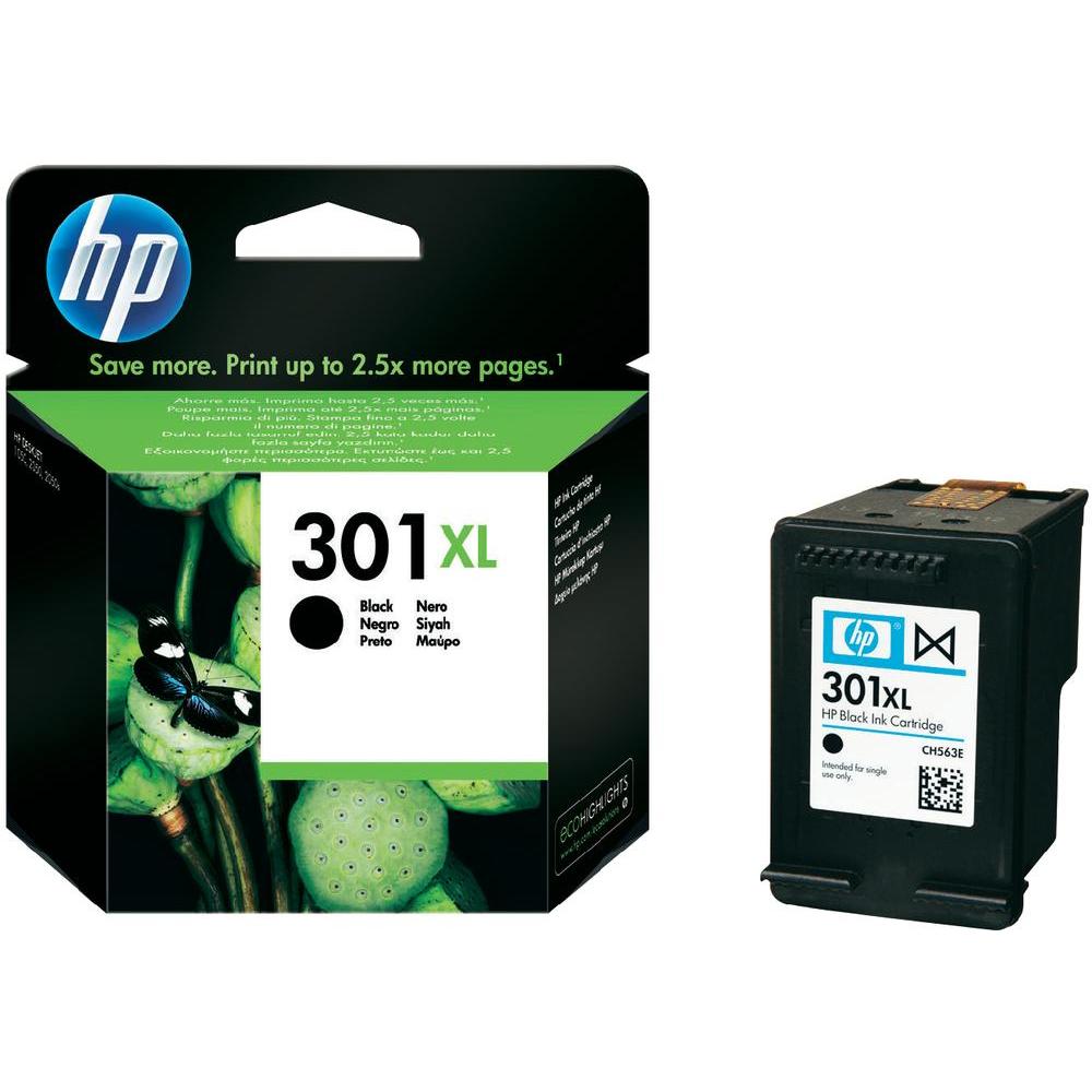 HP Inktjet Cartridge 301XL Zwart