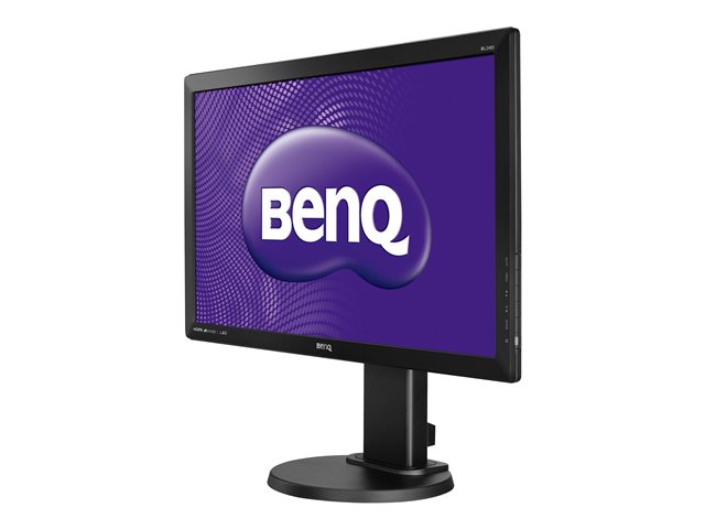 BenQ BL2405HT - LED-monitor - 24" - 1920 x 1080 Full HD - TN - 250 cd/m2 - 1000:1 - 2 ms - HDMI, DVI-D, VGA - luidsprekers - zwart