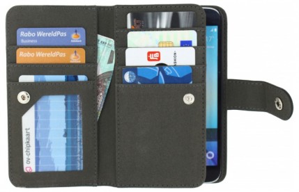 Mobilize All-in-One Wallet Book Case Samsung Galaxy S6 Black