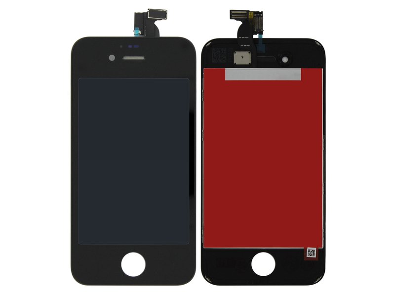 iPhone 4S LCD+Digitizer Assembly - Zwart Compatible voor iPhone 4S