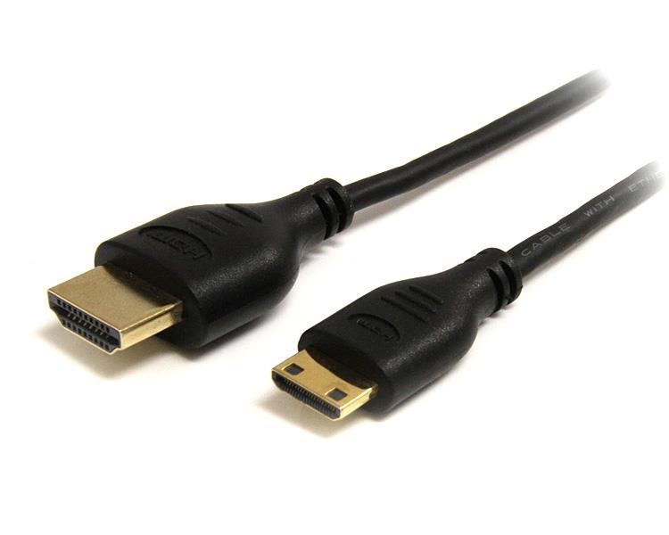 Startech.com HDMI to HDMI Mini M/M 1.8m Slim High Speed HDMI Cable with Ethernet