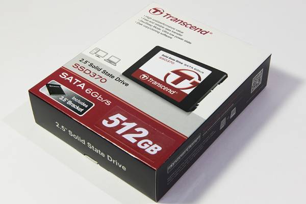 TRANSCEND SSD 370 512GB aluminium case SATA III 6Gb/s - incl. bracket en migratie software - MLC SATA3 - 2.5inch