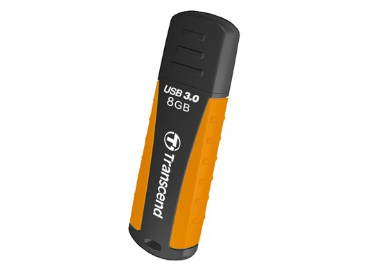 TRANSCEND JetFlash 810 8GB USB 3.0 Flash Drive 55MB/s Water Resistant Orange