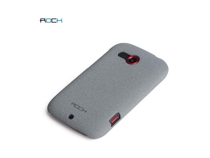 Rock Cover Quicksand HTC Desire C Light Grey