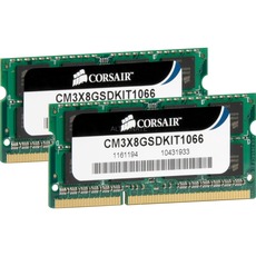 Corsair 8GB DDR3 SODIMM Memory kit, 1066MHz