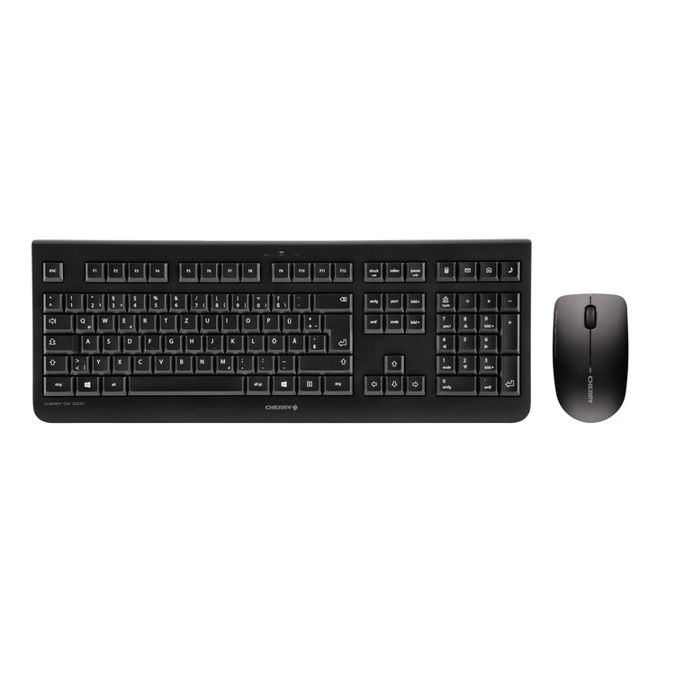CHERRY DW 3000 Keyboard and Mouse Set black