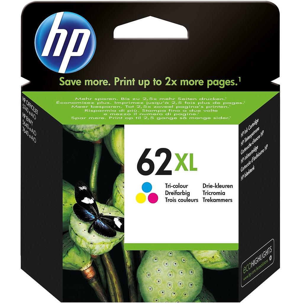 HP Inkt cartridge 62XL kleur