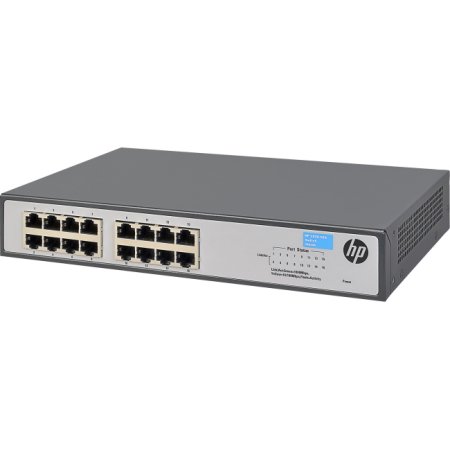 HP 1420-16G 16 Ports Ethernet Switch - 10/100Base-TX, 10/100/1000Base-T