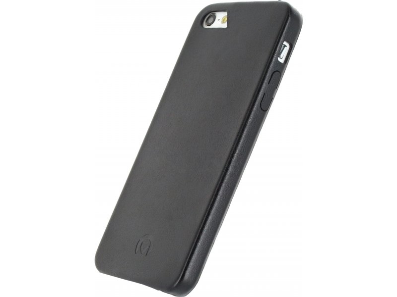Mobilize Leather Case - Black voor Apple iPhone 5/5S/SE