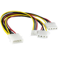 Powersplitter Cable for 2x5, 25"1XM/2F 0.2m