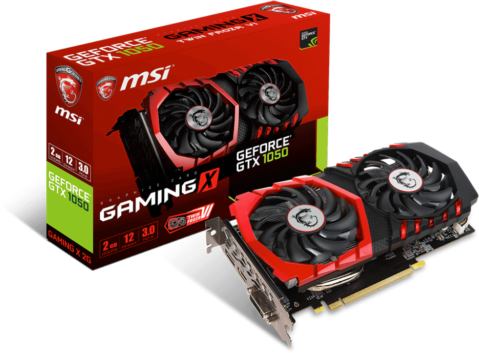 MSI GeForce GTX1050 GAMING X 2G
