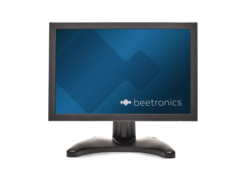 Beetronics 10 inch LED-IPS monitor metaal HDMI, VGA, BNC