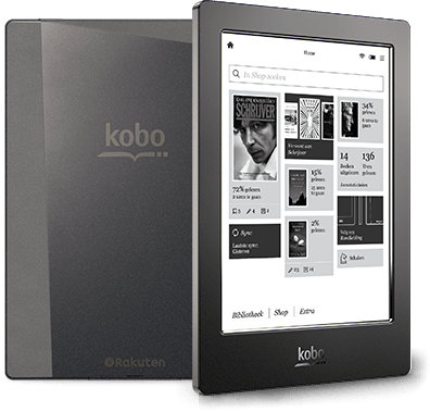 Kobo eReader Aura H2O 6.8", 4GB, WiFi, Waterdicht (zwart)