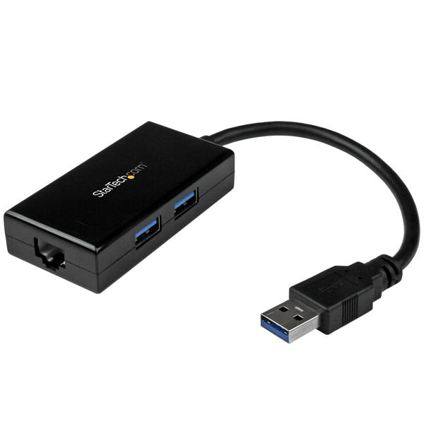 StarTech.com USB 3.0 to Ethernet and USB Adapter