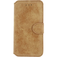 Xccess Wallet Book Stand Case Apple iPhone 6/6S Vintage Light Brown