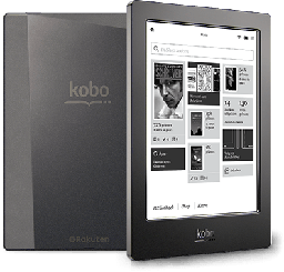 [N250-KU-BK-K-EP] Kobo eReader Aura H2O 6.8", 4GB, WiFi, Waterdicht (zwart)