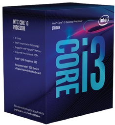 [BX80684I38100] Intel Core i3-8100 3,60GHz LGA1151 6MB Cache Boxed CPU