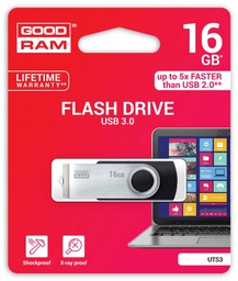 [UTS3-0160K0R11] Goodram Flashdrive 'Twister' 16GB USB3.0 Black