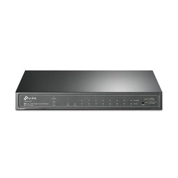 [T1500G-10PS] TP-LINK T1500G-10PS(TL-SG2210P) Managed L2/L4 Gigabit Ethernet (10/100/1000) Zwart  (PoE)