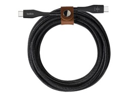 [F8J241BT04-BLK] Belkin Duratek Plus USB-C to USB-C kabel 1.2m Zwart