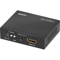 [HD0055] LOGILINK HD0055 HDMI-audio-extractor 2CH/5.1CH, 4K/60 Hz