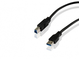 [CCUSB3AB18] Conceptronic USB 3.0 A to B Cable Zwart