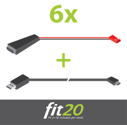[fit20-BV-USBC-set] fit20 Batterij Vervanger USB set