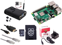 [RS8718734751533] Raspberry Pi 4 - 4Gb - Fan kit - 2019 - standaard inclusief heatsinks, ventilator en 3A voeding