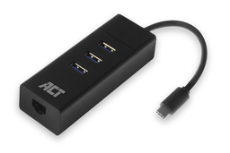 [AC6400] ACT USB-C Hub 3x USB-A ethernet