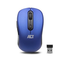 [AC5140] ACT Draadloze muis, USB nano-ontvanger, 1600 dpi, blauw