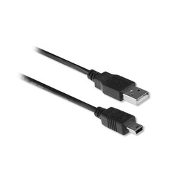 [AC3050] ACT USB 2.0 aansluitkabel A male - B mini male 1,8 meter
