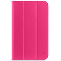 [F7P120vfC02] Belkin Smooth Tri-Fold tas roze Samsung Galaxy Tab 3 7.0 P3200, P3210