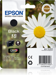 [C13T18014012] Epson Claria 18 Inkt Cartridge - Zwart - 1 Pack