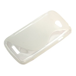 HTC One S S-Curve TPU backcover transparant